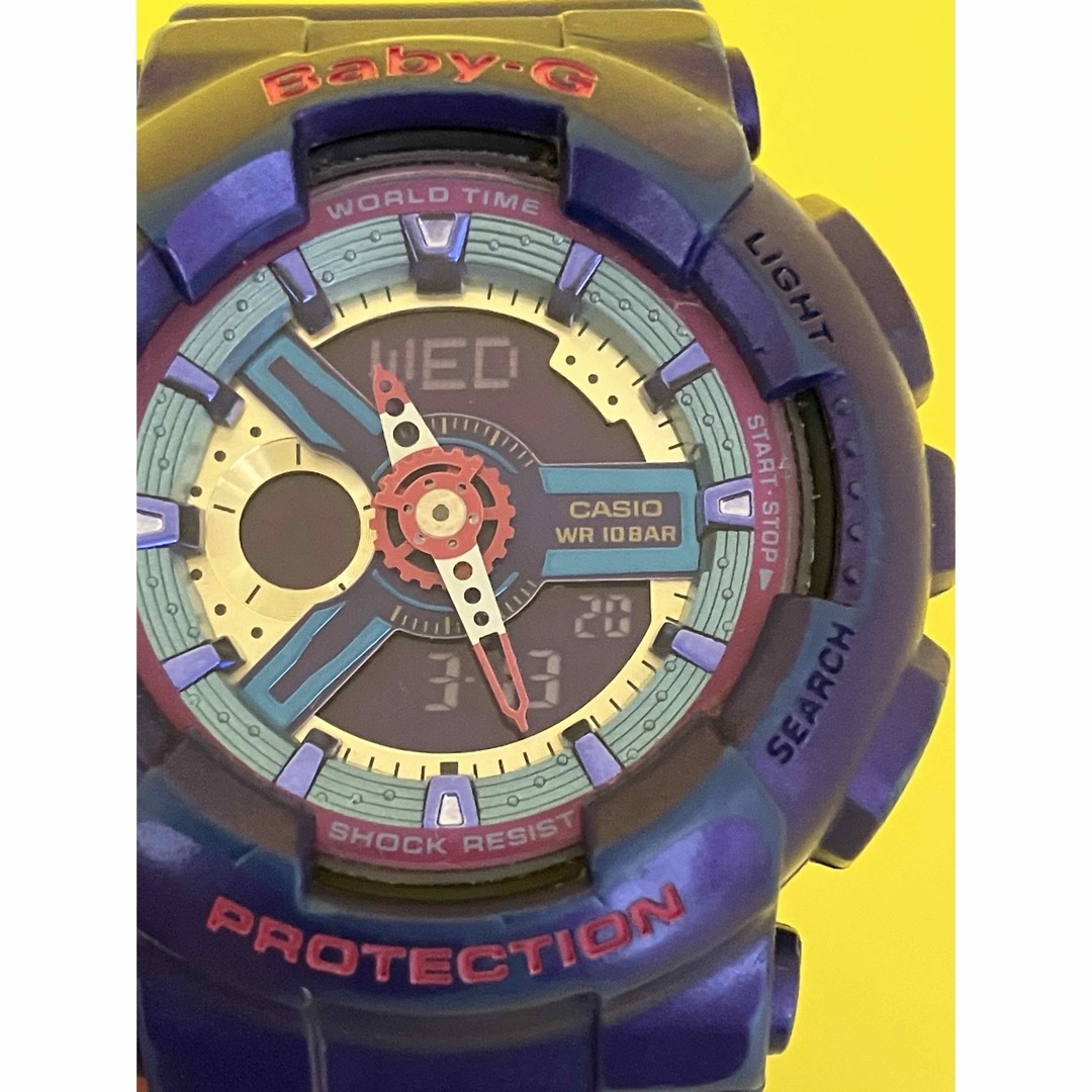 Baby-G(ベビージー)のカシオ CASIO ベビーG BABY-G アナデジ BA-112-2AJF レディースのファッション小物(腕時計)の商品写真