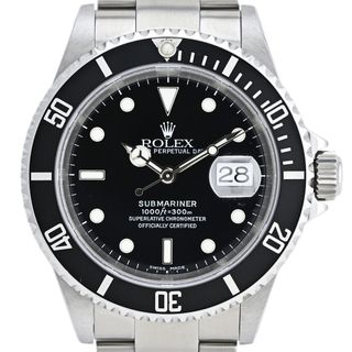 ロレックス(ROLEX)のロレックス サブマリーナ デイト 16610 自動巻き メンズ 【中古】(腕時計(アナログ))