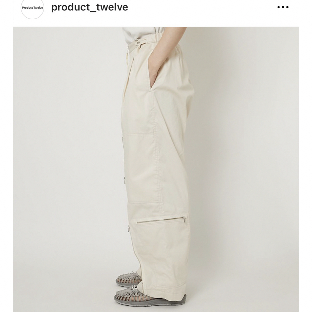 COMOLI(コモリ)のProduct Twelve 新品　タグ付き　未使用 パンツ メンズのパンツ(ワークパンツ/カーゴパンツ)の商品写真