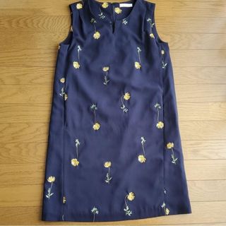 【値下げ】AGの刺繍入りワンピース　チュニック(ひざ丈ワンピース)