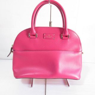 ケイトスペードニューヨーク(kate spade new york)のKate spade(ケイトスペード) ハンドバッグ美品  グローブストリート カルリ WKRU4192 ピンク レザー(ハンドバッグ)