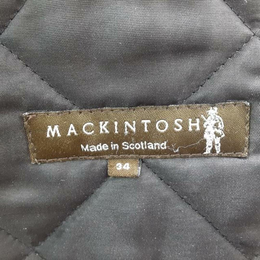 MACKINTOSH(マッキントッシュ)のMACKINTOSH(マッキントッシュ) ブルゾン サイズ34 S レディース美品  - ダークネイビー×ダークグリーン 長袖/チェック柄/キルティング/秋/冬 レディースのジャケット/アウター(ブルゾン)の商品写真