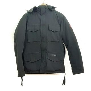 カナダグース(CANADA GOOSE)のCANADA GOOSE(カナダグース) ダウンジャケット サイズXS メンズ - 4078JM 黒 長袖/ジップアップ/冬(ダウンジャケット)