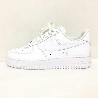 ナイキ(NIKE)のNIKE(ナイキ) スニーカー 23.5 レディース美品  エアフォース1 DD8959-100 白 レザー(スニーカー)