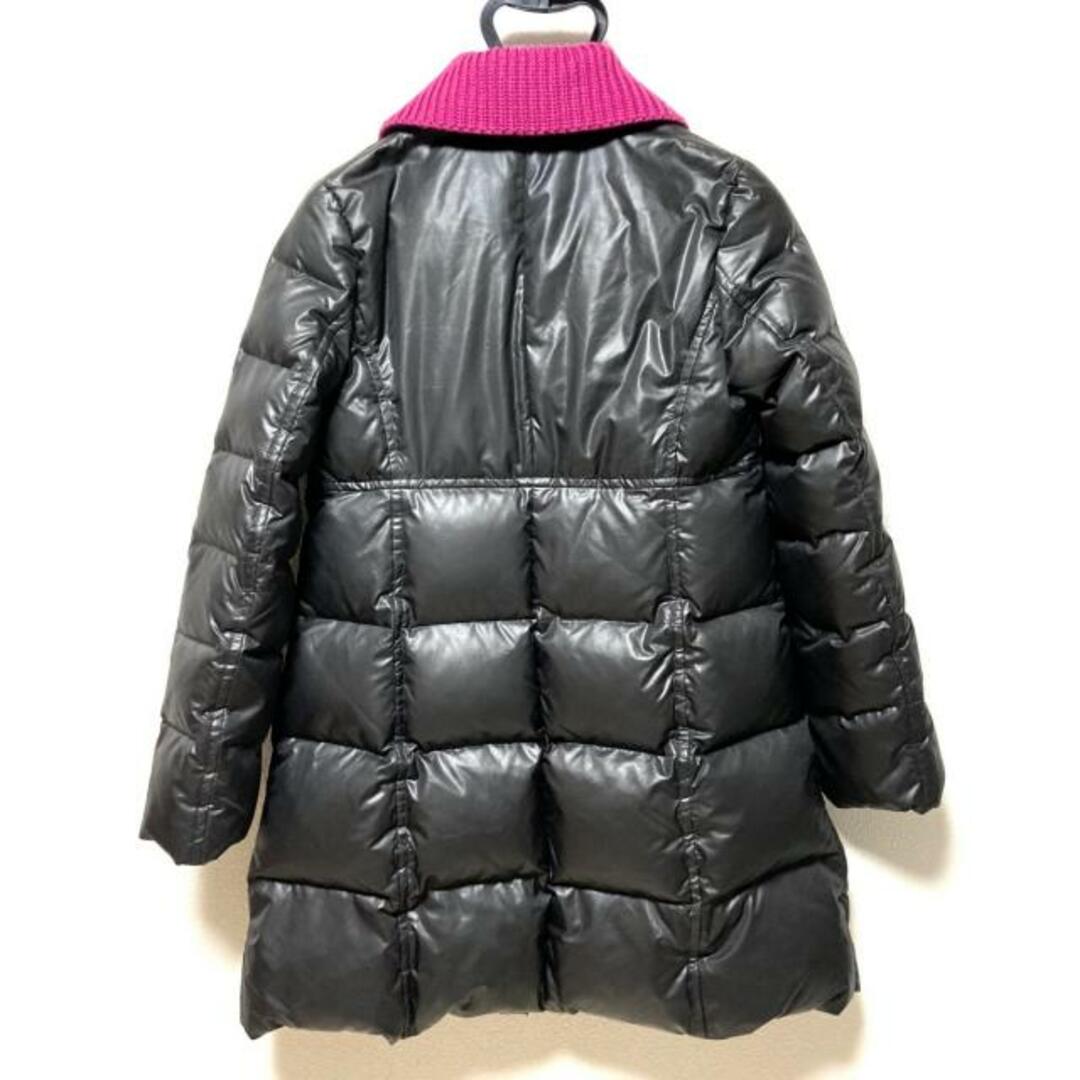 SONIA RYKIEL(ソニアリキエル)のSONIARYKIEL(ソニアリキエル) ダウンコート サイズ38 M レディース 黒×ピンク 冬物 レディースのジャケット/アウター(ダウンコート)の商品写真