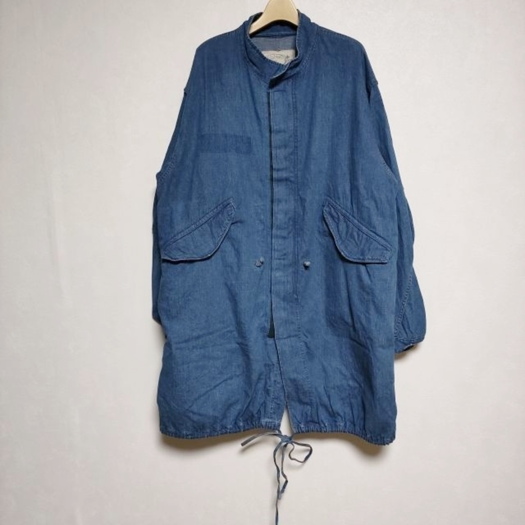 orSlow(オアスロウ)のor Slow M-65 FISH TAIL COAT DENIM デニム フィッシュテール  モッズコート ブルー メンズ オアスロウ【中古】4-0303M∞ メンズのジャケット/アウター(モッズコート)の商品写真