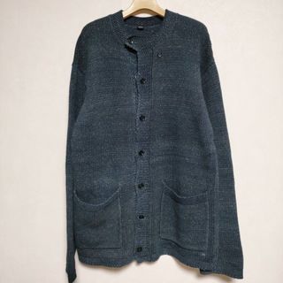 フォーティーファイブアールピーエム(45rpm)の45R/45rpm インディゴKNIT ALL 定価64900円 ジャケット カーディガン ユニセックス サイズ5 ニット ネイビー メンズ フォーティーファイブアールピーエム【中古】4-0303M∞(ニット/セーター)