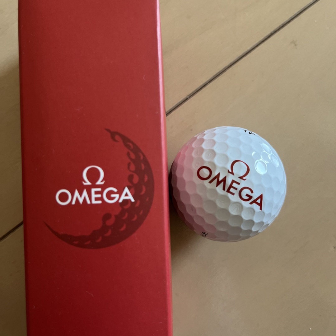 OMEGA(オメガ)の【レア】OMEGA ノベルティTaylorMade 社製ゴルフボール3個セット チケットのスポーツ(ゴルフ)の商品写真