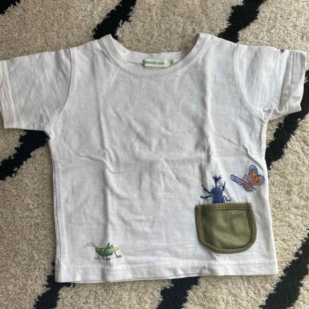 こどもビームス(コドモビームス)のBeams mini Tシャツ　2枚セット　90センチ キッズ/ベビー/マタニティのキッズ服男の子用(90cm~)(Tシャツ/カットソー)の商品写真