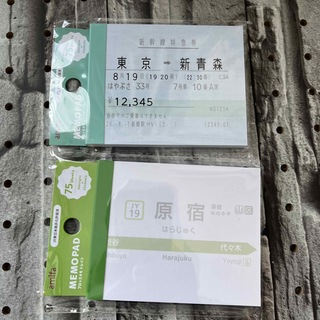 トレインシリーズ　ブロックメモ    鉄道 JR(鉄道)