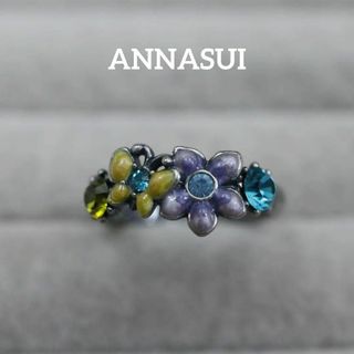 アナスイ(ANNA SUI)の【匿名配送】ANNA SUI アナスイ リング 指輪 10.5号 シルバー花(リング(指輪))