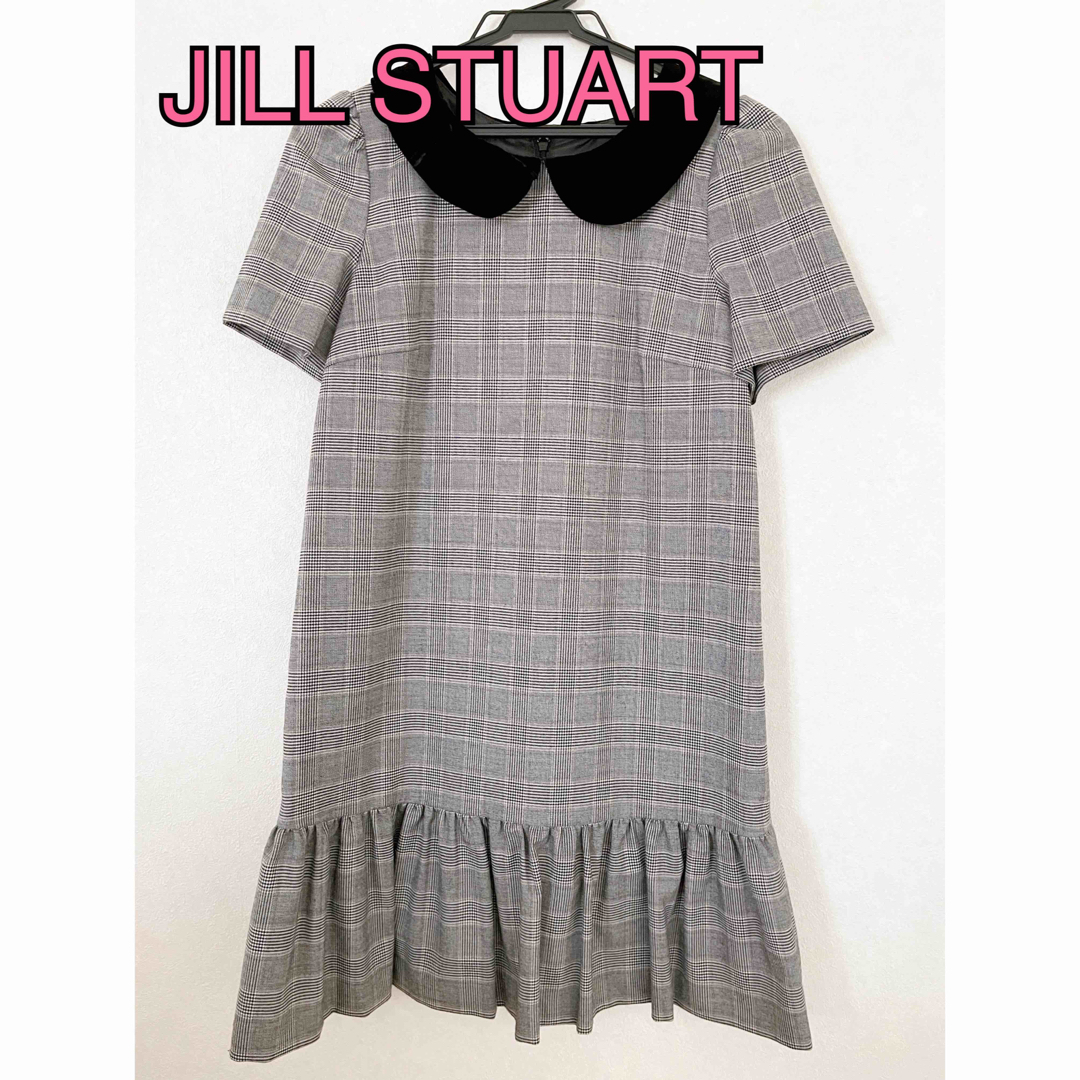 JILLSTUART(ジルスチュアート)の【JILL STUART】グレンチェックワンピース レディースのワンピース(ひざ丈ワンピース)の商品写真