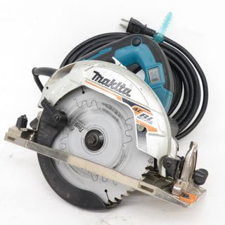 マキタ(Makita)のmakita マキタ 100V 165mm 電子マルノコ 青 電源コード修復あとあり HS6303 中古(工具)