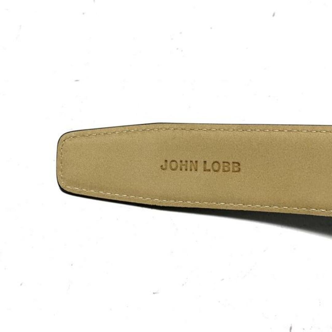 JOHN LOBB(ジョンロブ)のJOHNLOBB(ジョンロブ) ベルト - 黒 レザー レディースのファッション小物(ベルト)の商品写真