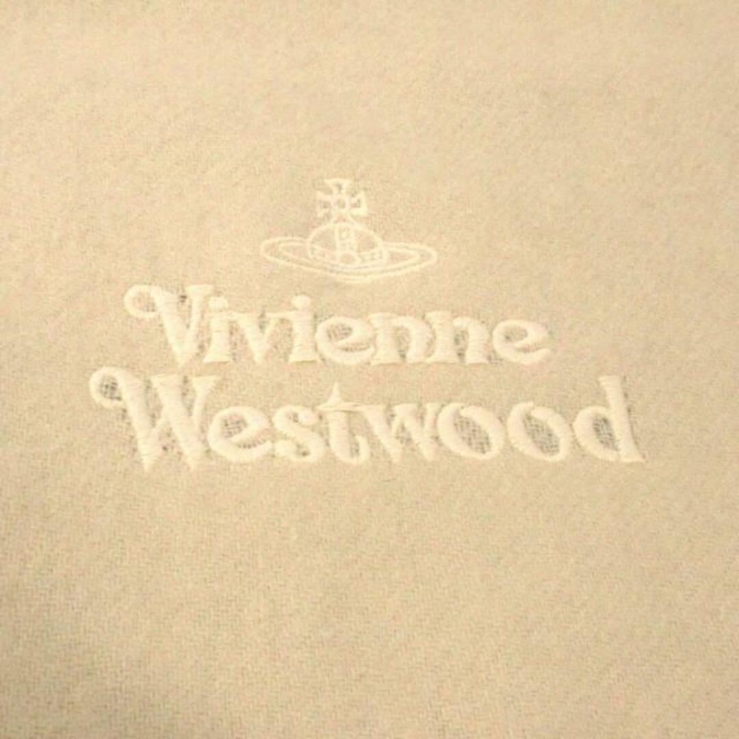 Vivienne Westwood(ヴィヴィアンウエストウッド)のVivienneWestwood(ヴィヴィアンウエストウッド) マフラー美品  - アイボリー ウール レディースのファッション小物(マフラー/ショール)の商品写真