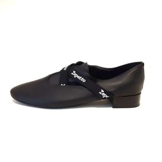 repetto(レペット) パンプス 36 1/2 レディース - 黒×白 レザー×ナイロン