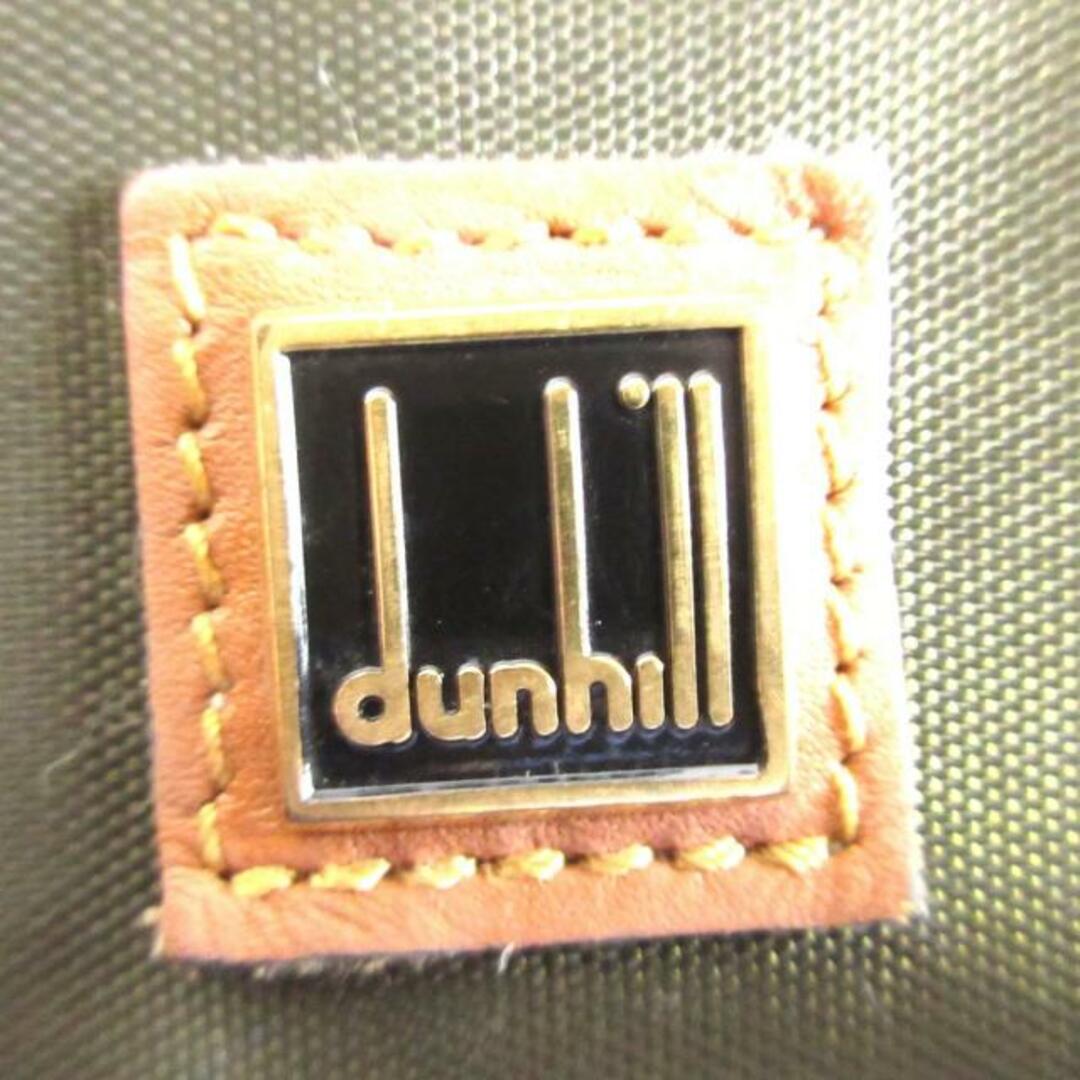 Dunhill(ダンヒル)のdunhill/ALFREDDUNHILL(ダンヒル) セカンドバッグ - ダークグリーン×ダークブラウン ナイロン×レザー メンズのバッグ(セカンドバッグ/クラッチバッグ)の商品写真