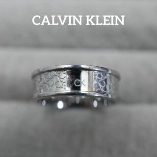 カルバンクライン(Calvin Klein)の【匿名配送】 カルバンクライン 指輪 リング SUS 11号 ロゴ(リング(指輪))