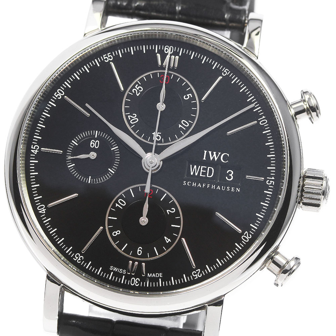 IWC(インターナショナルウォッチカンパニー)のIWC IWC SCHAFFHAUSEN IW391008 ポートフィノ クロノグラフ デイデイト 自動巻き メンズ _805660 メンズの時計(腕時計(アナログ))の商品写真