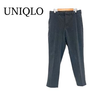 ユニクロ(UNIQLO)のユニクロ　メンズスラックスパンツ　2着　グレー　ブラック(スラックス)