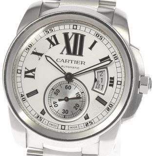 カルティエ(Cartier)のカルティエ CARTIER W7100015 カリブル ドゥ カルティエ デイト 自動巻き メンズ 保証書付き_805906(腕時計(アナログ))