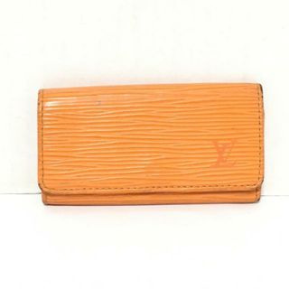 ルイヴィトン(LOUIS VUITTON)のLOUIS VUITTON(ルイヴィトン) キーケース エピ ミュルティクレ4 M6382H マンダリン エピ･レザー（LVロゴの刻印入り）(キーケース)