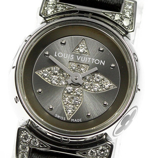 ルイヴィトン(LOUIS VUITTON)のルイ・ヴィトン LOUIS VUITTON Q151K タンブールビジュ ダイヤ クォーツ レディース _805777(腕時計)