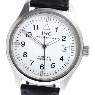 インターナショナルウォッチカンパニー(IWC)のIWC IWC SCHAFFHAUSEN IW325309 パイロットウォッチ マークXV デイト 自動巻き メンズ 保証書付き_805591(腕時計(アナログ))