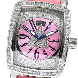ドゥラクール deLaCour S..3517M ヴィアラルザ ダイヤモンド リミテッド エディション クォーツ メンズ 良品 _802162(腕時計(アナログ))
