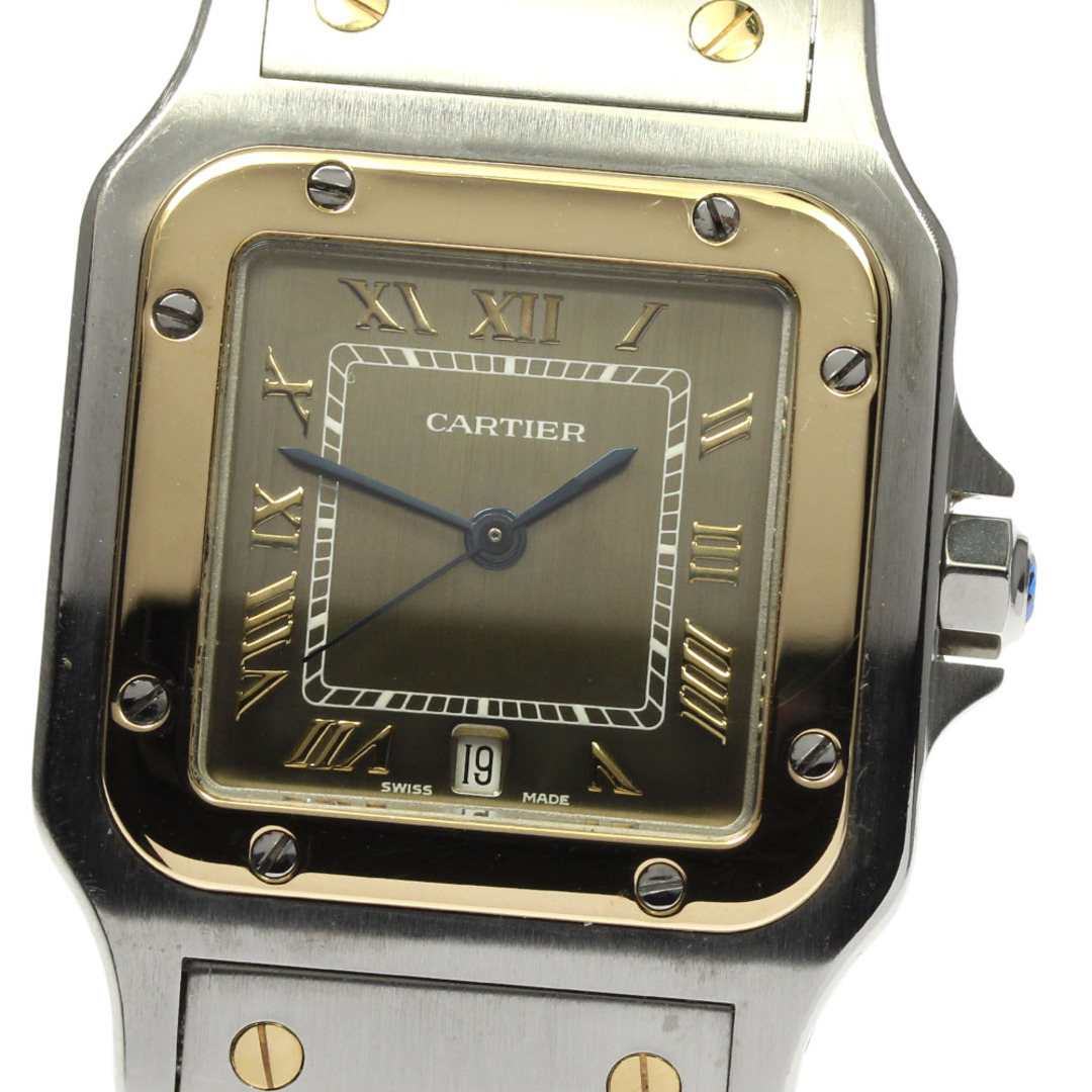 Cartier(カルティエ)のカルティエ CARTIER W20030C4 サントスガルべ LM YGコンビ デイト クォーツ メンズ _804962 メンズの時計(腕時計(アナログ))の商品写真