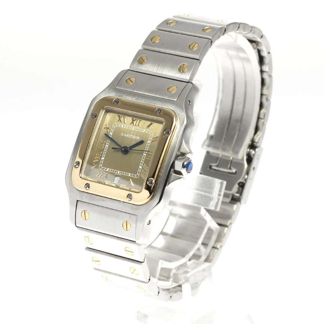 Cartier(カルティエ)のカルティエ CARTIER W20030C4 サントスガルべ LM YGコンビ デイト クォーツ メンズ _804962 メンズの時計(腕時計(アナログ))の商品写真