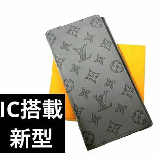 ルイヴィトン(LOUIS VUITTON)の✨希少✨　ルイヴィトン　長財布　新型　ブラザ　モノグラム　シャドウ　aj5(長財布)