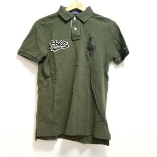 ポロラルフローレン(POLO RALPH LAUREN)のPOLObyRalphLauren(ポロラルフローレン) 半袖ポロシャツ サイズS/P S メンズ ビッグポニー カーキ×黒×白(ポロシャツ)