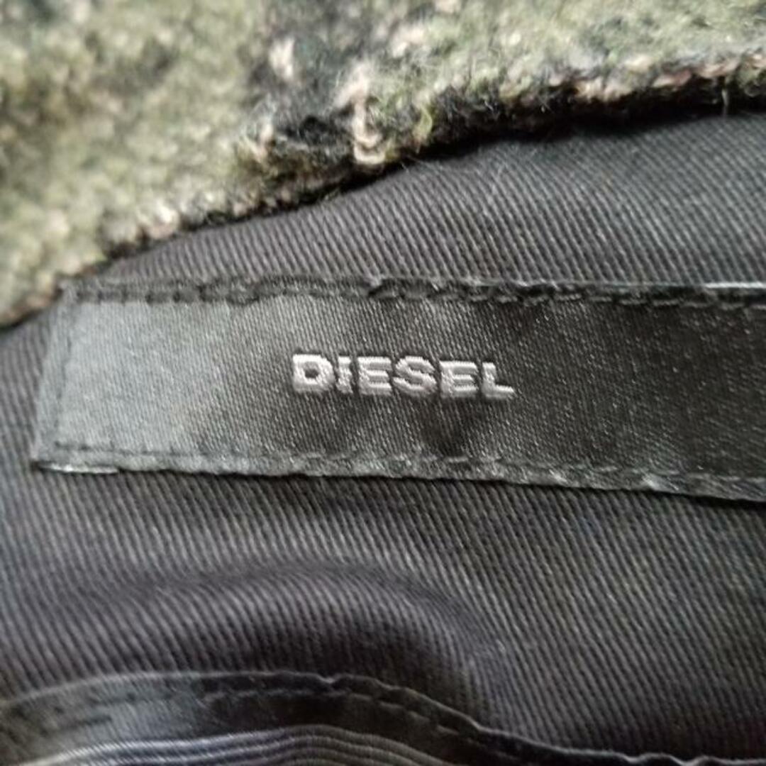 DIESEL(ディーゼル)のDIESEL(ディーゼル) コート サイズXS レディース - 黒×カーキ×マルチ 長袖/冬 レディースのジャケット/アウター(その他)の商品写真