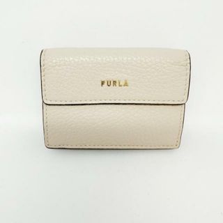 フルラ(Furla)のFURLA(フルラ) 3つ折り財布 - ピンクベージュ コンパクトウォレット レザー(財布)