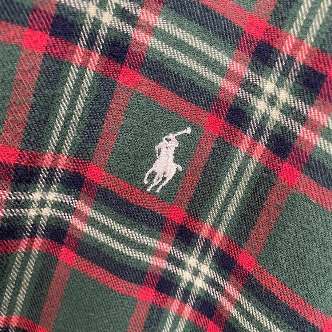 Ralph Lauren(ラルフローレン)のポロラルフローレン　チェック柄　ワンポイント　ロゴ刺繍　ガウン　ルームウェア メンズのトップス(カーディガン)の商品写真