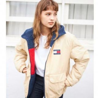 トミーヒルフィガー(TOMMY HILFIGER)のリバーシブルシェルパジャケット TOMMY(ダウンジャケット)