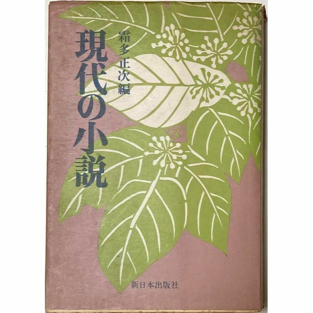 【古書・初版本】霜多正次編　現代の小説 (1976年) エンタメ/ホビーの本(文学/小説)の商品写真