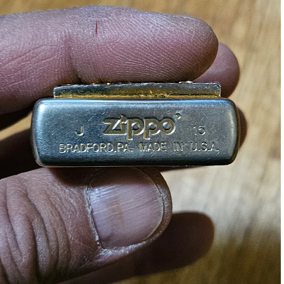 ZIPPO(ジッポー)の中古ジッポライター メンズのファッション小物(タバコグッズ)の商品写真