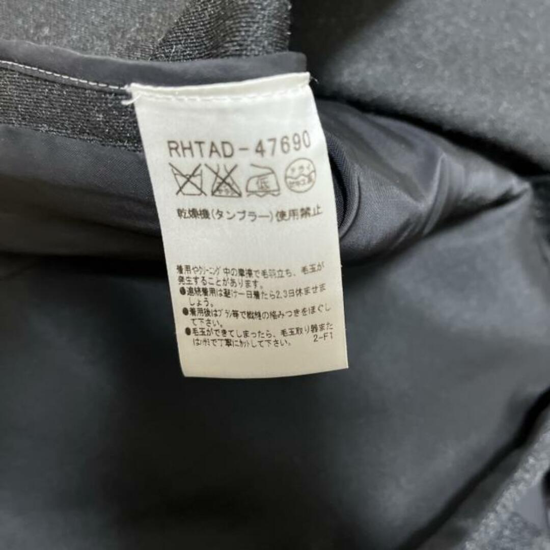 HIROKO KOSHINO(ヒロココシノ)のHIROKO KOSHINO(ヒロココシノ) ジャケット サイズ38 M レディース - ダークグレー×黒 長袖/冬 レディースのジャケット/アウター(その他)の商品写真
