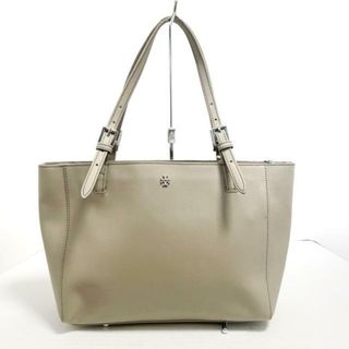 トリーバーチ(Tory Burch)のTORY BURCH(トリーバーチ) トートバッグ - グレーベージュ ストラップ着脱可 レザー(トートバッグ)