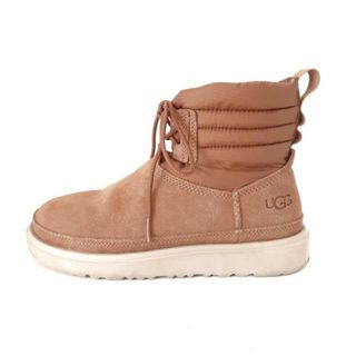 アグ(UGG)のUGG(アグ) ショートブーツ JAPAN 23 レディース Classic Mini Lace-Up Weather 1120849 ブラウン 3M シンサレート ムートン×化学繊維(ブーツ)