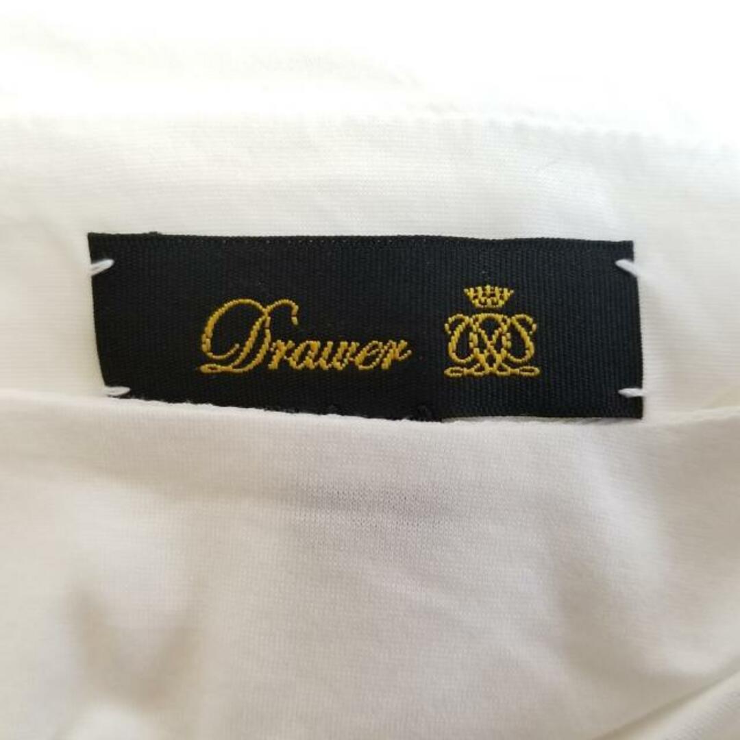 Drawer(ドゥロワー)のDrawer(ドゥロワー) 半袖Tシャツ サイズ1 S レディース - 白 クルーネック レディースのトップス(Tシャツ(半袖/袖なし))の商品写真