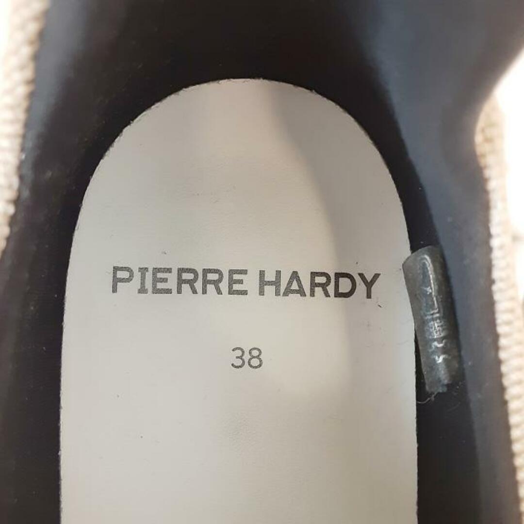 PIERRE HARDY(ピエールアルディ)のPIERRE HARDY(ピエールアルディ) スニーカー 38 レディース - グレーベージュ×黒×白 化学繊維×スエード×レザー レディースの靴/シューズ(スニーカー)の商品写真