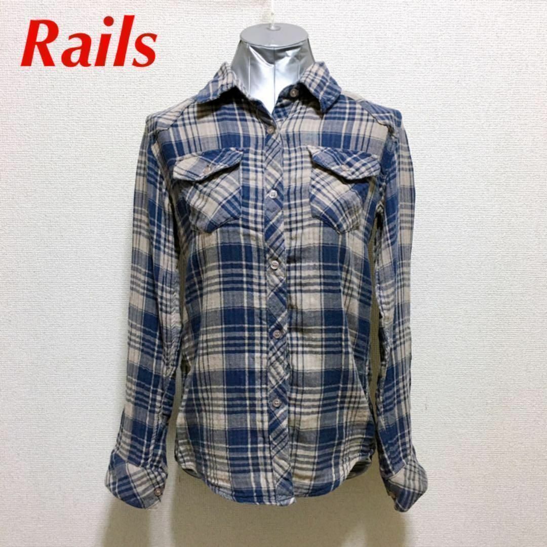 Rails(レイルズ)のRails チェックシャツ ネルシャツ 綿100% レディースのトップス(シャツ/ブラウス(長袖/七分))の商品写真