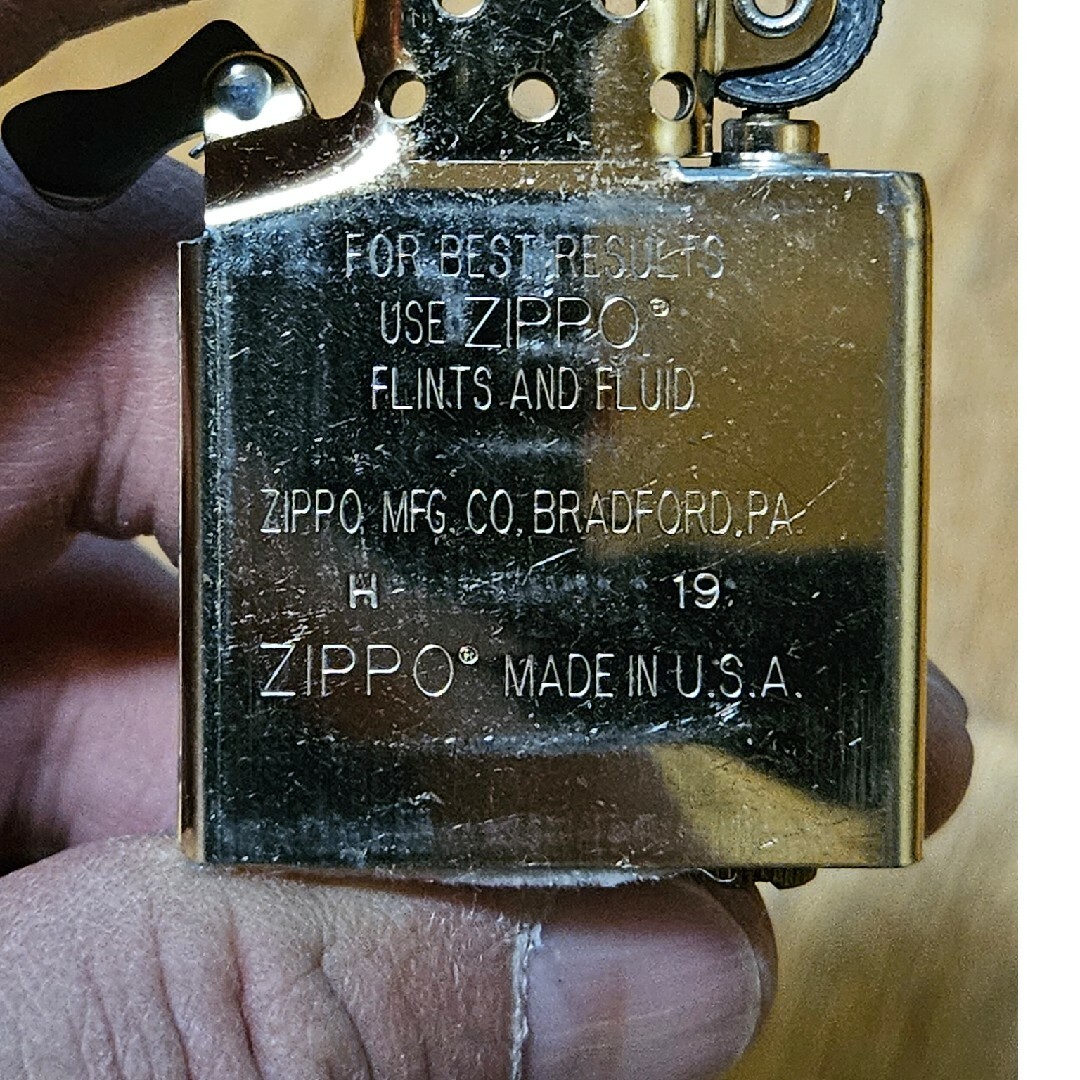 ZIPPO(ジッポー)の中古ジッポライター メンズのファッション小物(タバコグッズ)の商品写真