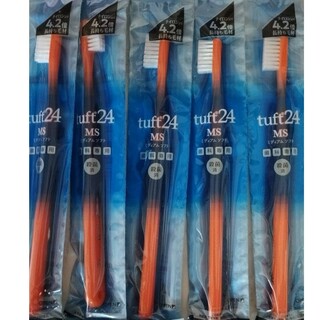 タフト24 ミディアムソフト 歯科専用 歯ブラシ オレンジ5本セット(その他)