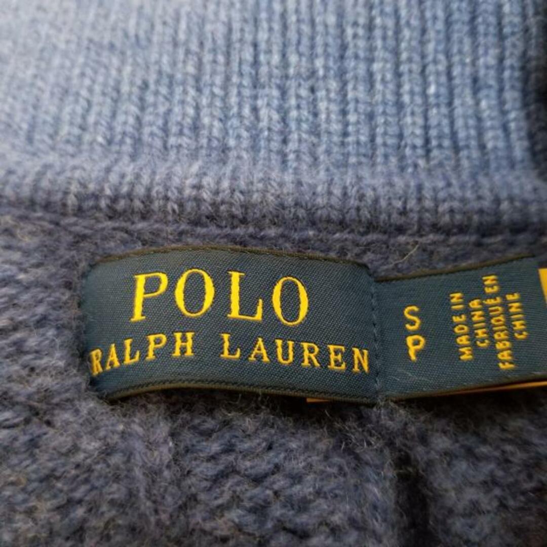 POLO RALPH LAUREN(ポロラルフローレン)のPOLObyRalphLauren(ポロラルフローレン) 長袖セーター サイズS/P S レディース - ブルー レディースのトップス(ニット/セーター)の商品写真