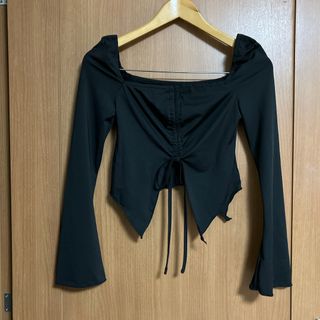 シーイン(SHEIN)のSHEIN カットソー  スクエアネック(長袖)(カットソー(長袖/七分))