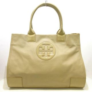 トリーバーチ(Tory Burch)のTORY BURCH(トリーバーチ) トートバッグ - ライトブラウン コーティングキャンバス×エナメル（レザー）(トートバッグ)